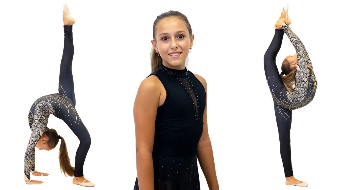 Micuţa gimnastă Antonia Dragomir are 11 ani, 10 pe linie la toate materiile şi vrea să aducă pentru România tot aurul din lume