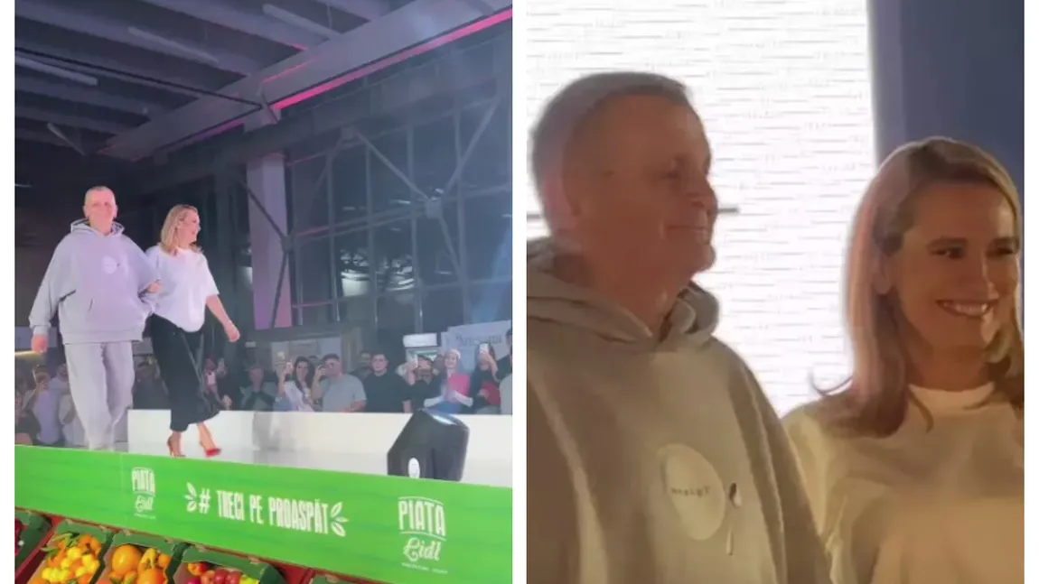 Andreea Esca și tatăl ei au defilat pe podium în hainele create de Alexia Eram: ”Moșu a fost foarte mândru ca l-ai ales model”