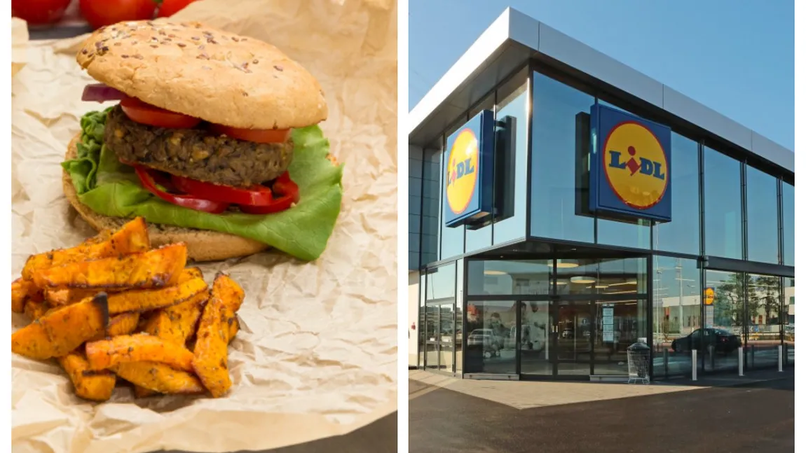 Ce preț au burgerii de post de la LIDL. Costă mai mult decât burgerii cu carne