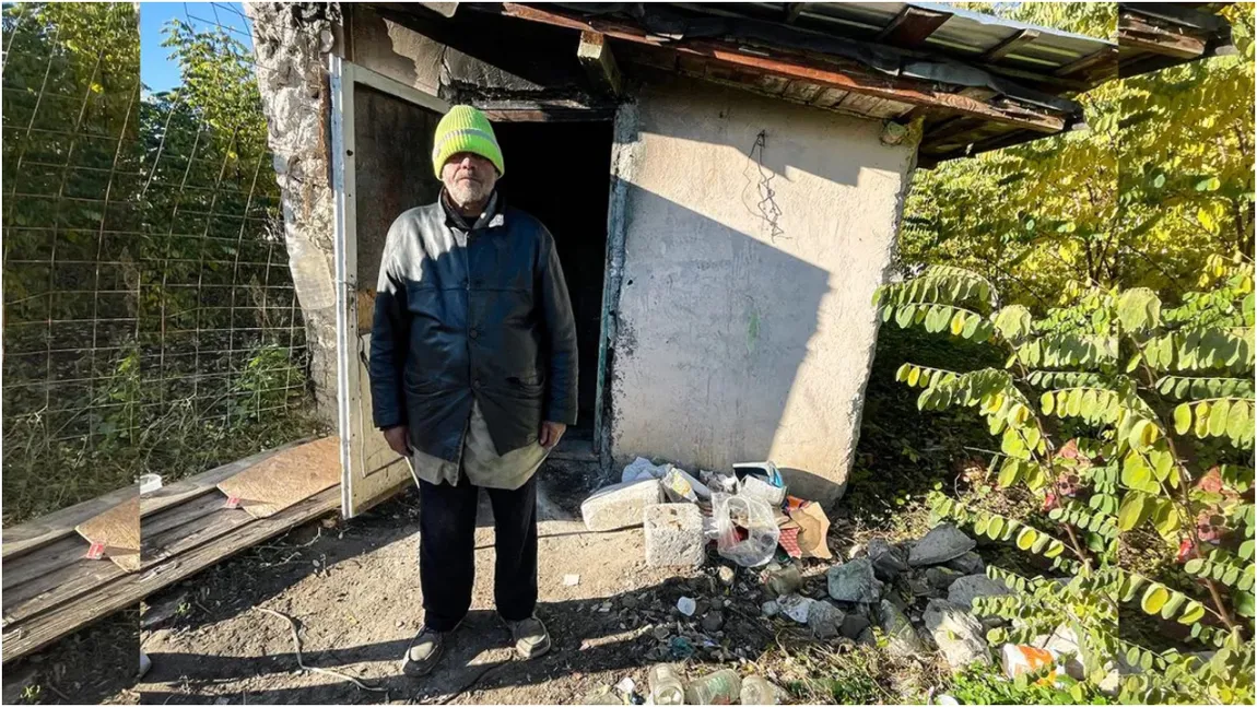 Imagini ireale! Un bărbat de 60 de ani trăiește la limita dintre viață și moarte. 