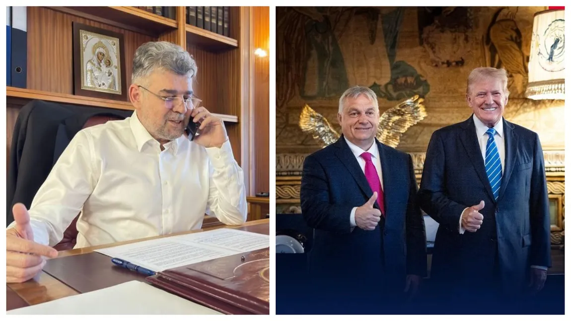 Marcel Ciolacu, discuţie prin telefon cu Donald Trump şi Viktor Orban. Ce au pus la cale cei trei lideri