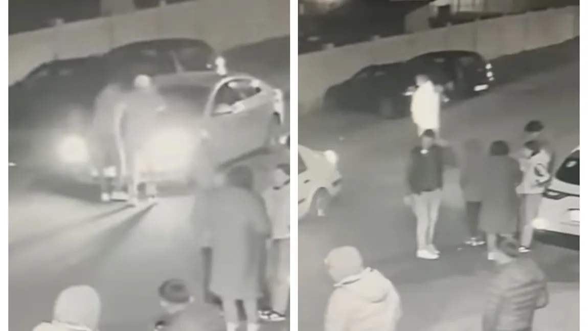 Tineri filmați în timp ce se urcă pe capota unei mașini aflată în mișcare. O nouă distracție periculoasă face furori în România