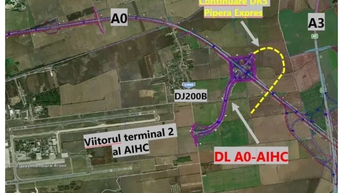 Marcel Ciolacu anunță când va fi gata drumul de legătură între Autostrada de Centură Bucureşti Nord şi viitorul Terminal 2 al Aeroportului Henri Coandă