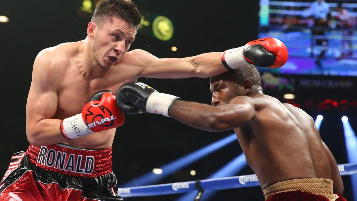Ronald Gavril a câştigat, prin KO în runda a 5-a, titlul mondial WBF la categoria semigrea