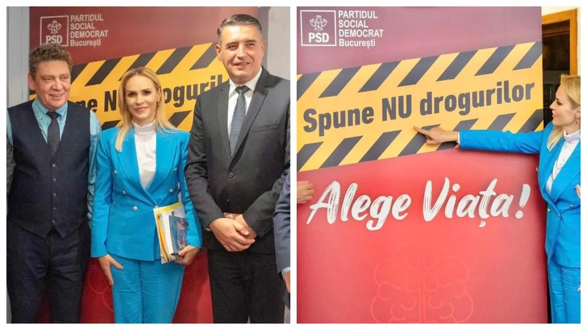 Gabriela Firea intervine în scandalul drogurilor: „Unul din trei copii care învață în București spune că, în școala lui, consumul de droguri e o problemă”