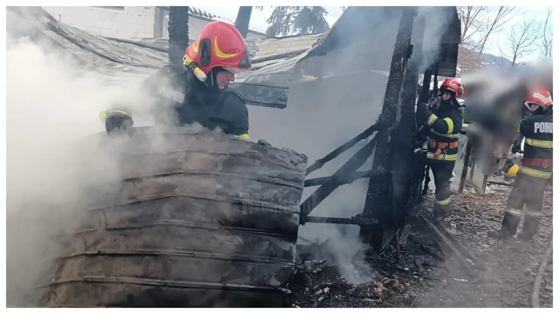 Doi copii de 3 și 5 ani au ars de vii în Suceava, după ce casa lor a fost cuprinsă de flăcări. Pompierii nu au mai putut face nimic