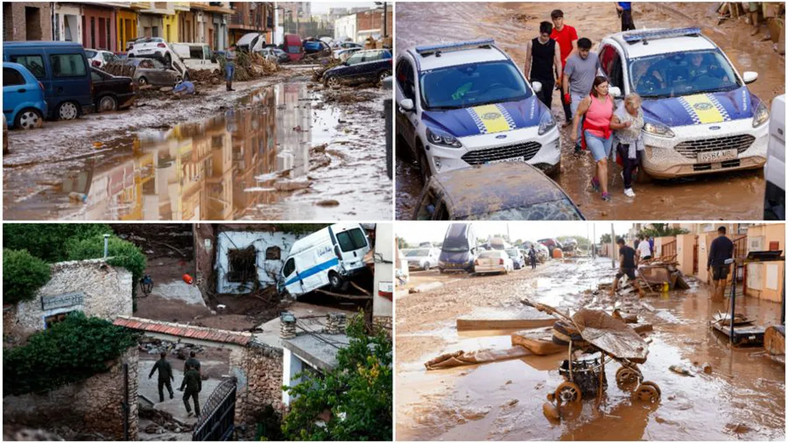 MAE, precizări de ultima oră despre românii dați dispăruți în urma inundațiilor din Spania. Numărul deceselor a urcat la 211