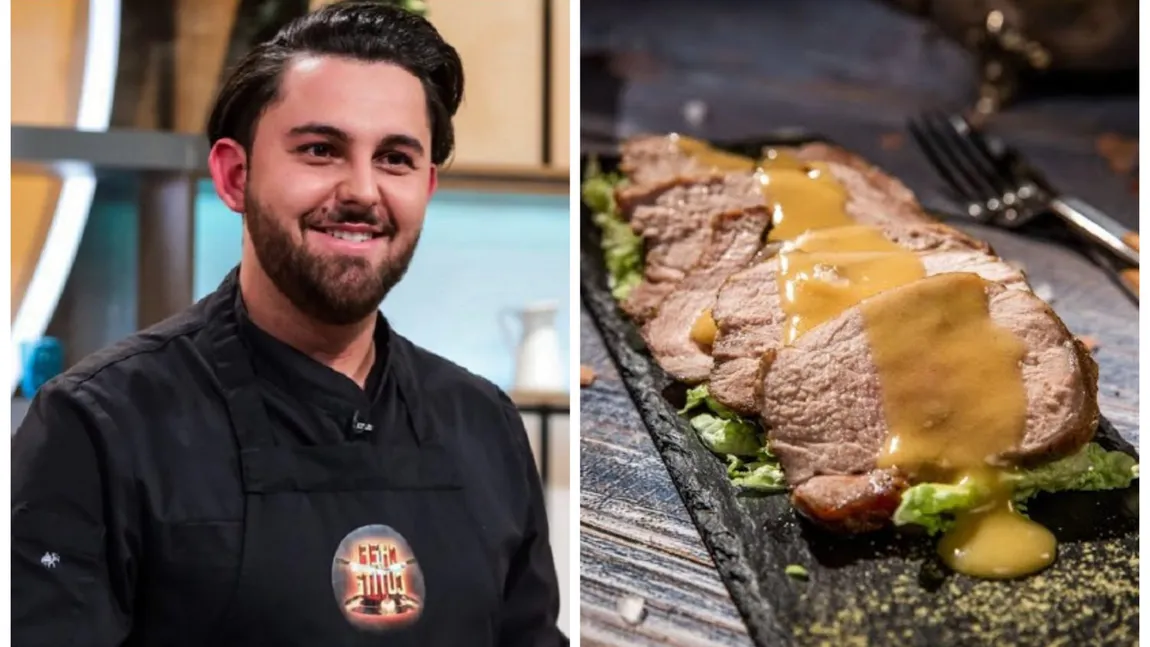 Mușchiuleț de porc cu sos de muștar și miere, rețeta lui Janni Alexandridis. O să adori acest preparat
