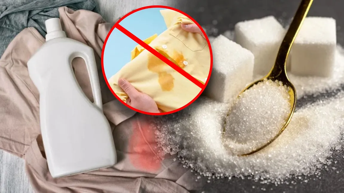Amestecul de zahăr cu înălbitor vine de hac oricărei pete de murdărie. Trucul de care industria produselor chimice se teme