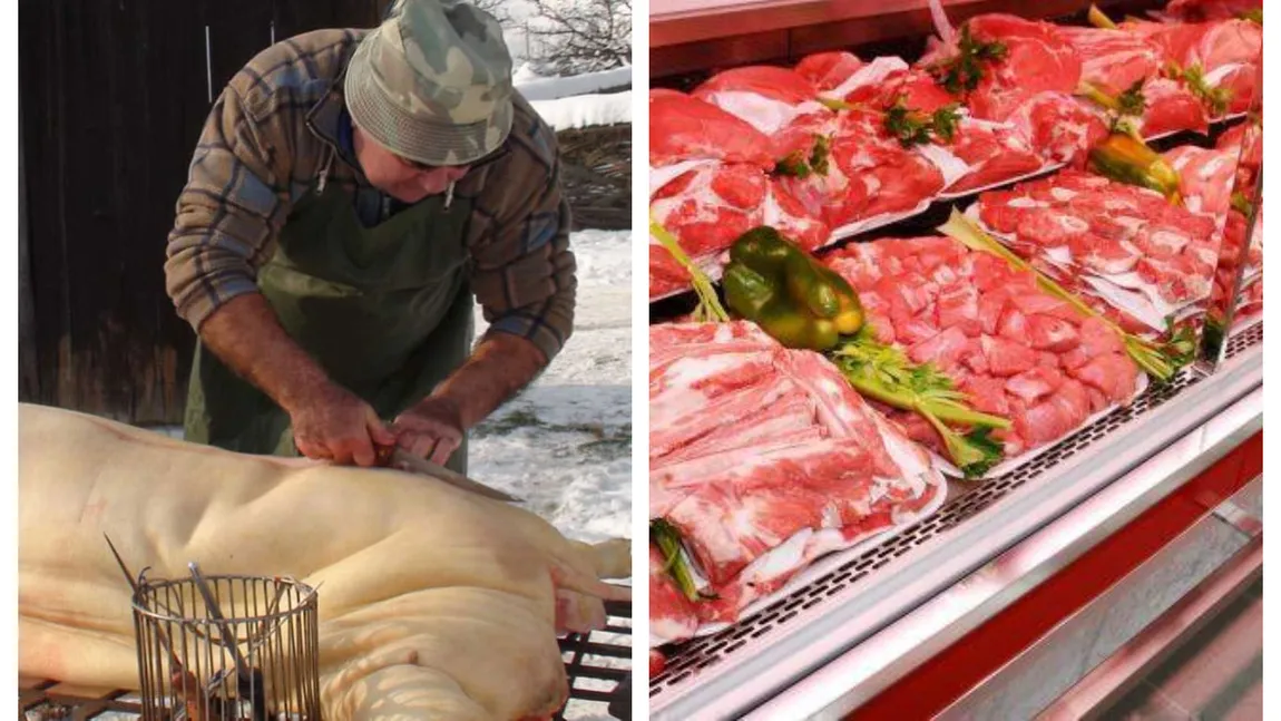 Carnea de porc, un lux pentru români de sărbători. De Crăciun mulți vor ”tăia” porcul străin pentru că este mai ieftin