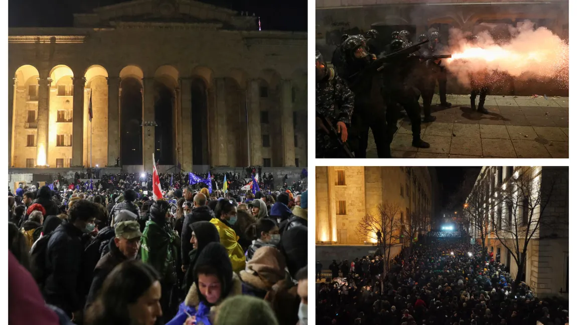 Proteste de amploare în Georgia după ce guvernul a amânat discuțiile pentru aderarea la UE: ”Trupele ”speciale” smulgeau protestatari din mulțime și îi călcau pur și simplu în picioare”