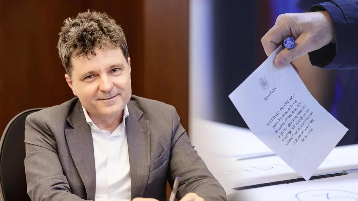 REZULTATE REFERENDUM București 2024. Peste 60% dintre votanți au spus „DA” întrebărilor lui Nicușor Dan