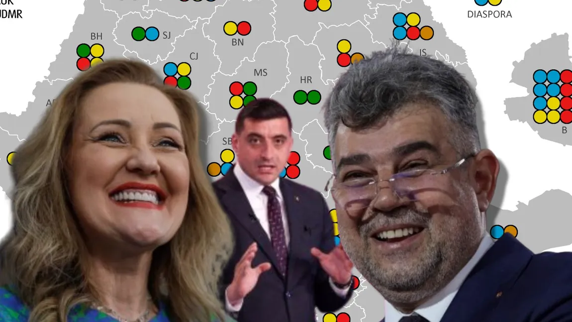 REZULTATE PARŢIALE ALEGERI PREZIDENŢIALE 2024. Un candidat vine tare pe turnantă, răsturnare de situaţie. EXIT POLL la ora 20