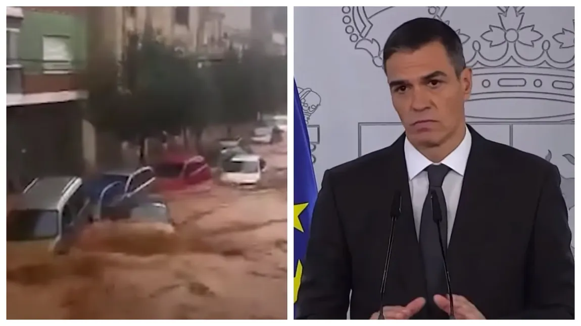 Bilanțul morților din cauza inundațiilor din Spania a ajuns la 211. Premierul spaniol Pedro Sanchez a trimis 5.000 de militari și 5.000 de polițiști și gărzi civile în regiunea Valencia