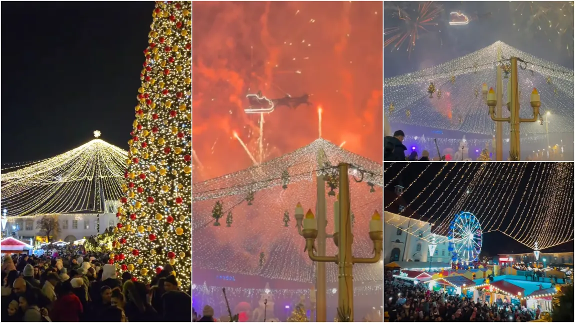 Târgurile de Crăciun din Sibiu și Craiova și-au deschis porțile. Cum arată două dintre cele mai așteptate evenimente ale sezonului