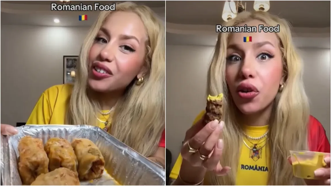 Reacția unei tinere din Maroc după ce a mâncat ciorbă de burtă, sarmale și mici. „Moale și gumoasă”