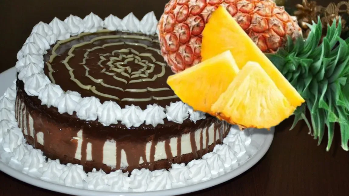 Tort cu ananas și cremă mascarpone. Desertul care îți va impresiona familia
