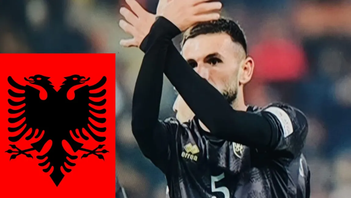 Ce înseamnă ”vulturul albanez”, semnul făcut de un jucător din Kosovo către fanii români