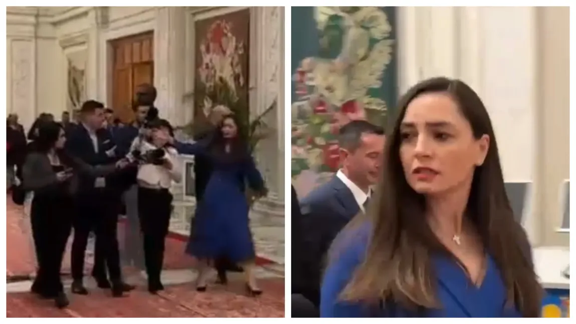 VIDEO Președinta POT, partidul care îl susține pe Călin Georgescu, a făcut scandal în Parlament și a bruscat jurnaliștii