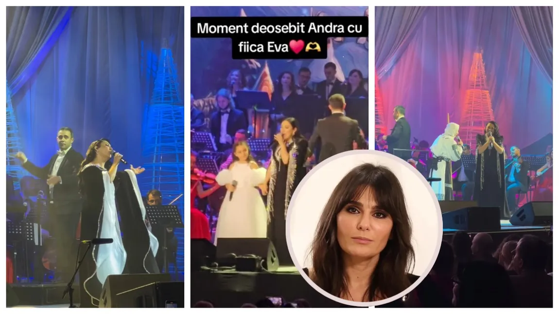 Cum a apărut Dana Budeanu la concertul de colinde al Andrei, de la Sala Palatului. Artista i-a transmis și un mesaj