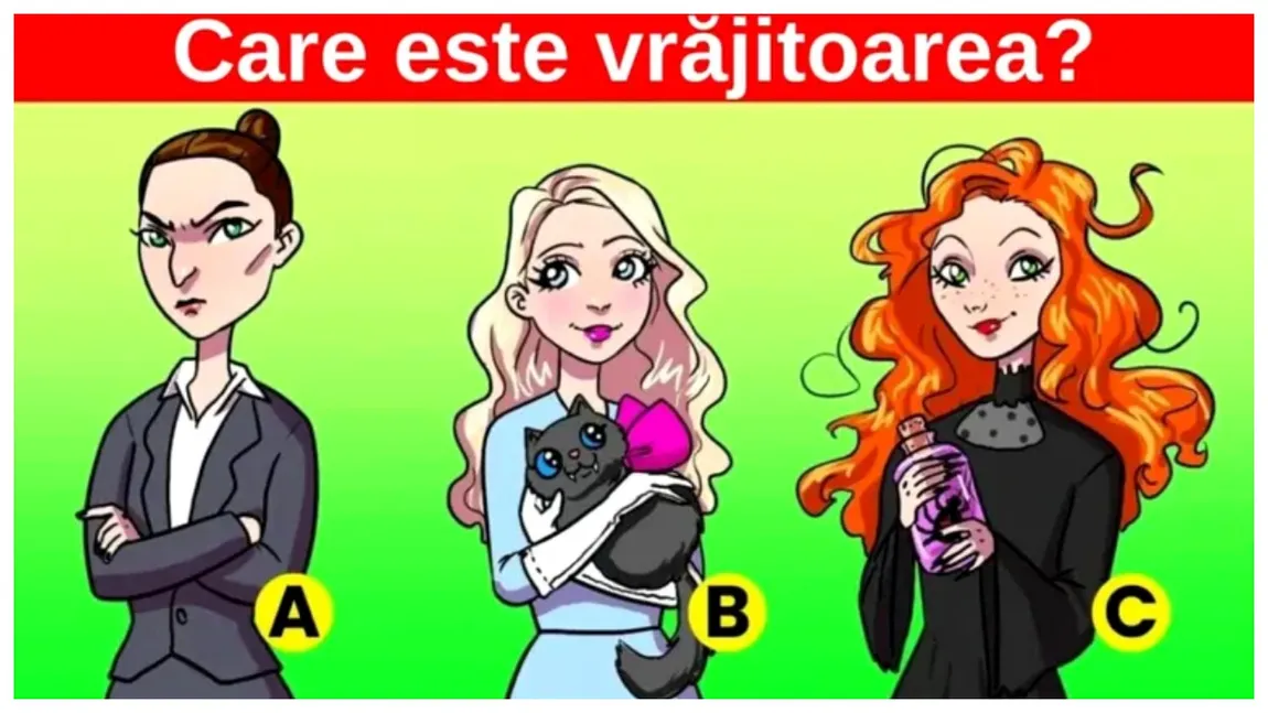 Test IQ. Care este vrăjitoarea din imagine? Doar mințile geniale își dau seama în 5 secunde