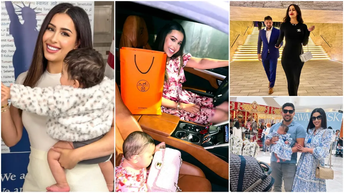 O casnică din Dubai se laudă cu stilul de viață luxos. 