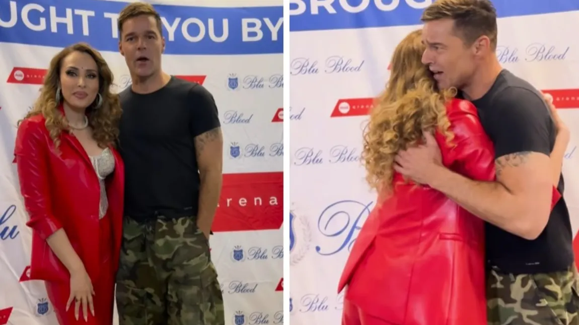 Iulia Vântur a cântat în deschiderea concertului lui Ricky Martin, în Dubai. Românca le-a arătat tuturor imaginile