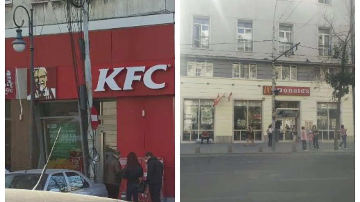 De ce s-au închis KFC și McDonald’s din zona Cișmigiu. S-a aflat adevăratul motiv