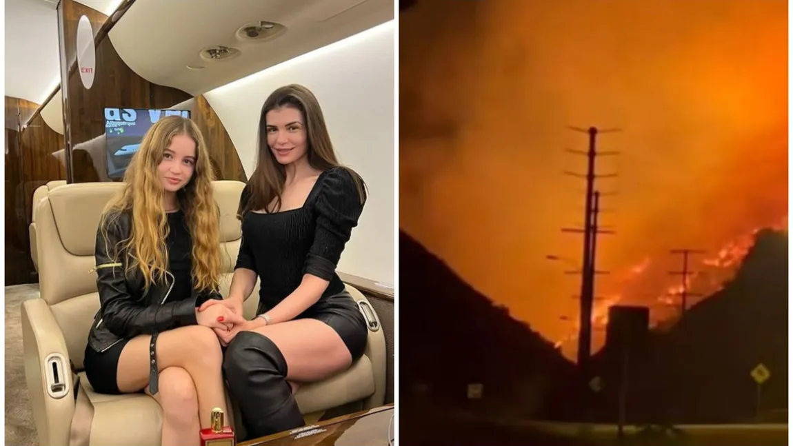 Monica Gabor și Irinuca sunt în pericol? Zona unde locuiesc cele două este mistuită de flăcări, în urma unui incendiu. A fost emis și un ordin de evacuare