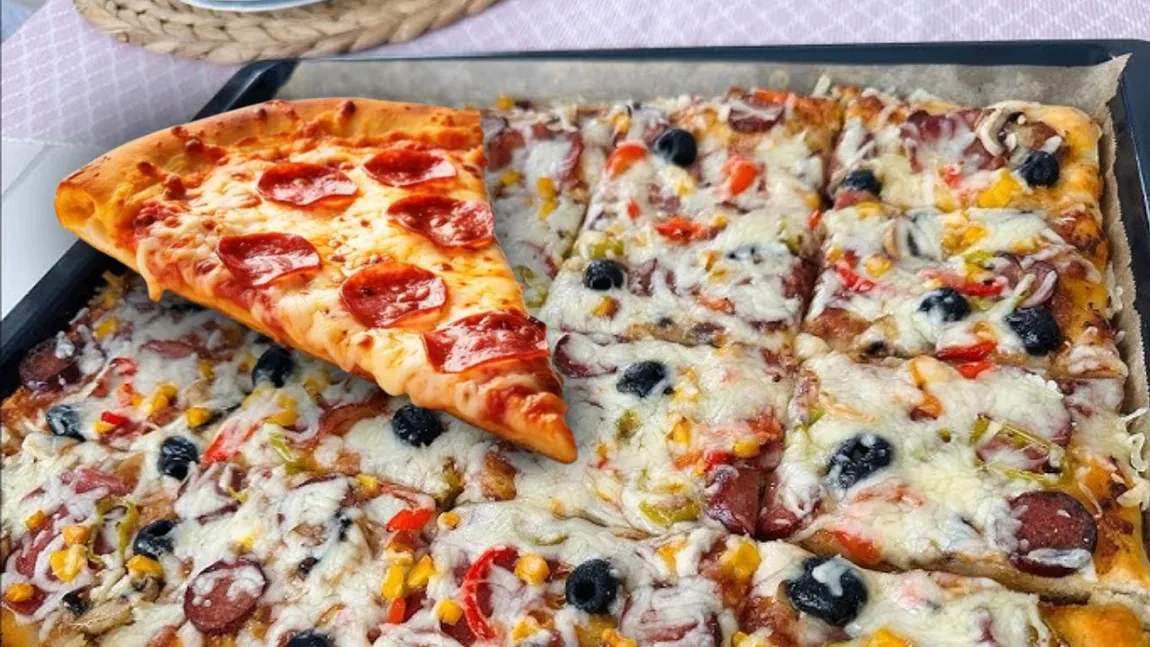 Rețetă de pizza cu blat din mălai. O să-ți placă atât de mult, încât nu o să mai mănânci de la restaurant