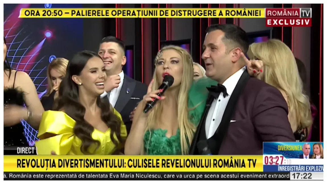 LORENNA, show total la Revelionul România TV. Ioan Korpos și Cătălin Grădinaru, așa cum nu i-ați mai văzut
