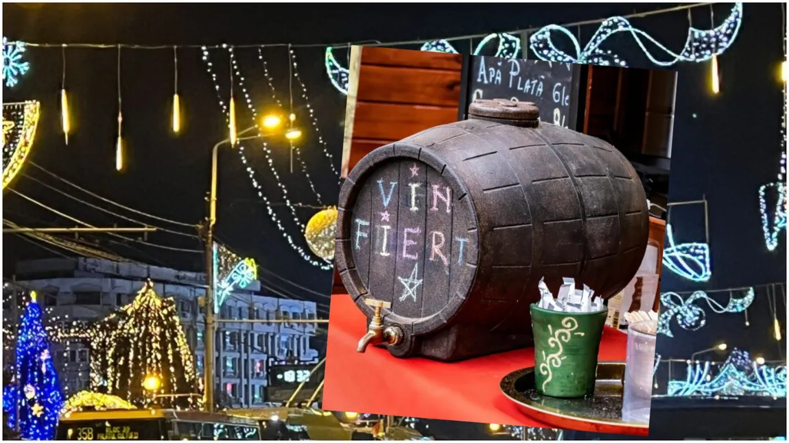 S-a deschis Târgul de Crăciun din Ploiești. Cât costă un pahar de vin fiert