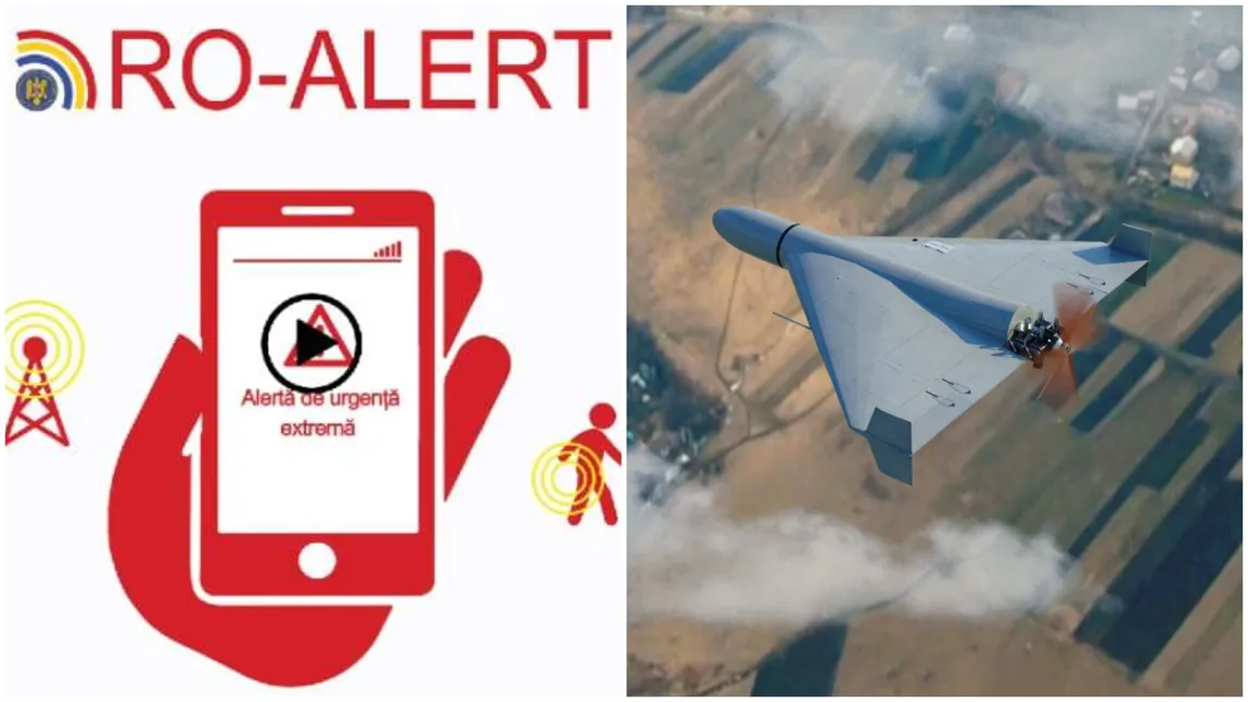 Mesaj RO-Alert, România a ridicat două aeronave F-16 după un atac cu drone aproape de frontiera cu Ucraina