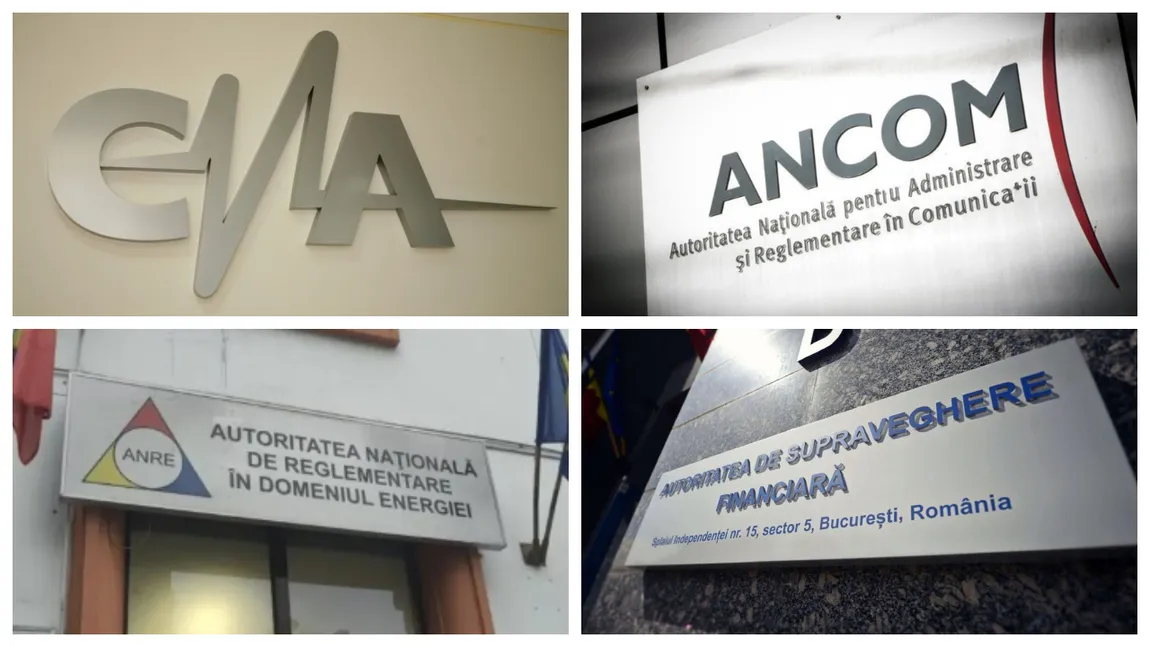 Restructurare prin comasare! Sunt vizate, printre altele, ANCOM, ANRE, ASF și CNA