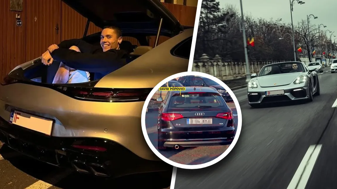 Ce s-a întâmplat cu Porsche-ul de 150.000 de euro cumpărat de David Popovici? Campionul olimpic a apărut la volanul unei mașini care valorează cât o jantă a bolidului de lux