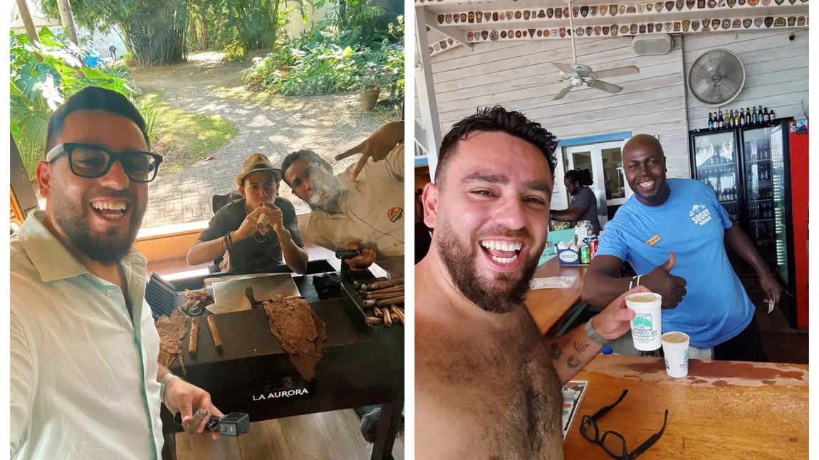 Cât costă o banală porţie de pui cu cartofi prăjiţi pe o plajă din Caraibe. Dezvăluirea făcută de un faimos influencer român