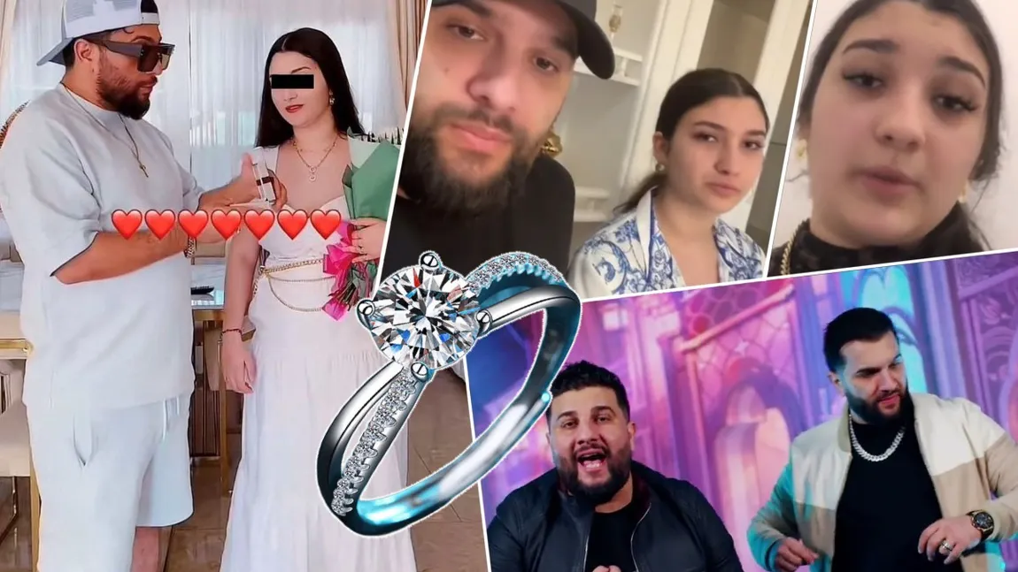 Telenovelă cu final fericit în familia lui Tzancă Uraganu: Fugara Gucci s-a logodit la 14 ani!