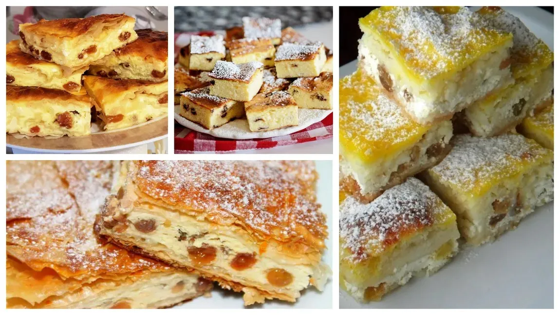 Cât se ține la cuptor plăcinta cu brânză și stafide. Timpul corect ca să iasă absolut delicioasă