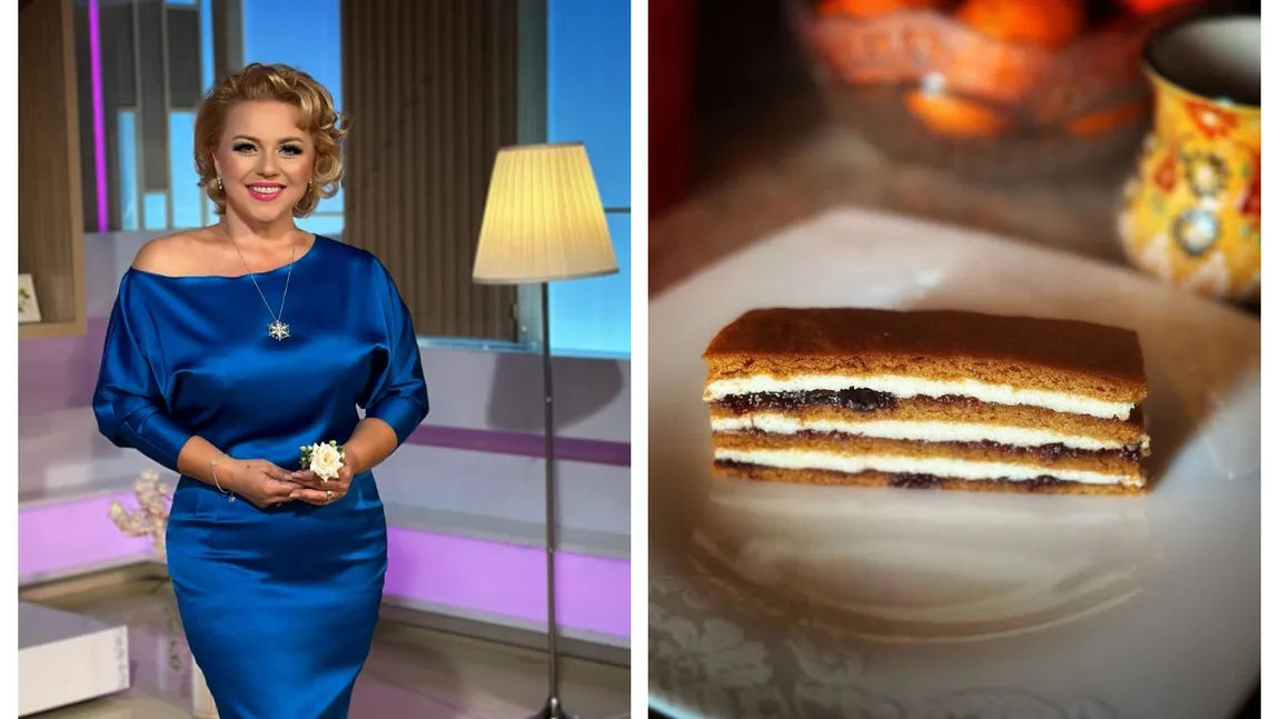 Rețeta de prăjitură cu foi de zahăr ars a Corneliei Rednic: ”Așa o făcea bunica. Este o prăjitură simplă, un deliciu”