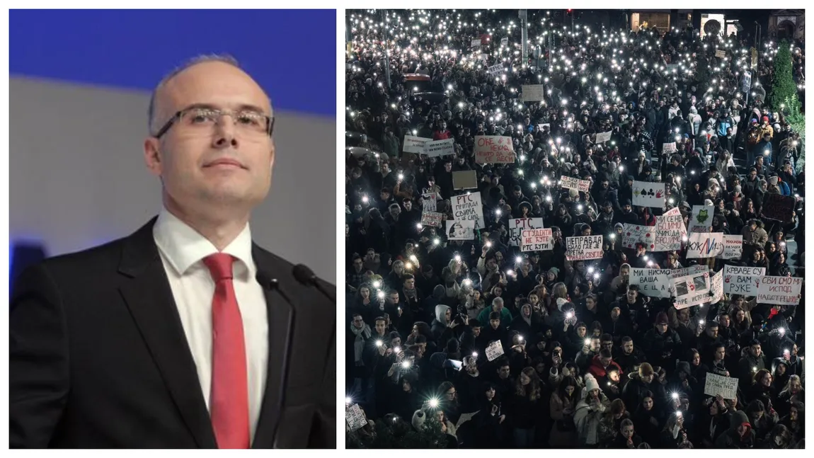 Premierul Serbiei și-a dat demisia, pe fondul protestelor de amploare. ”Toată lumea să se calmeze şi să revină la dialog”