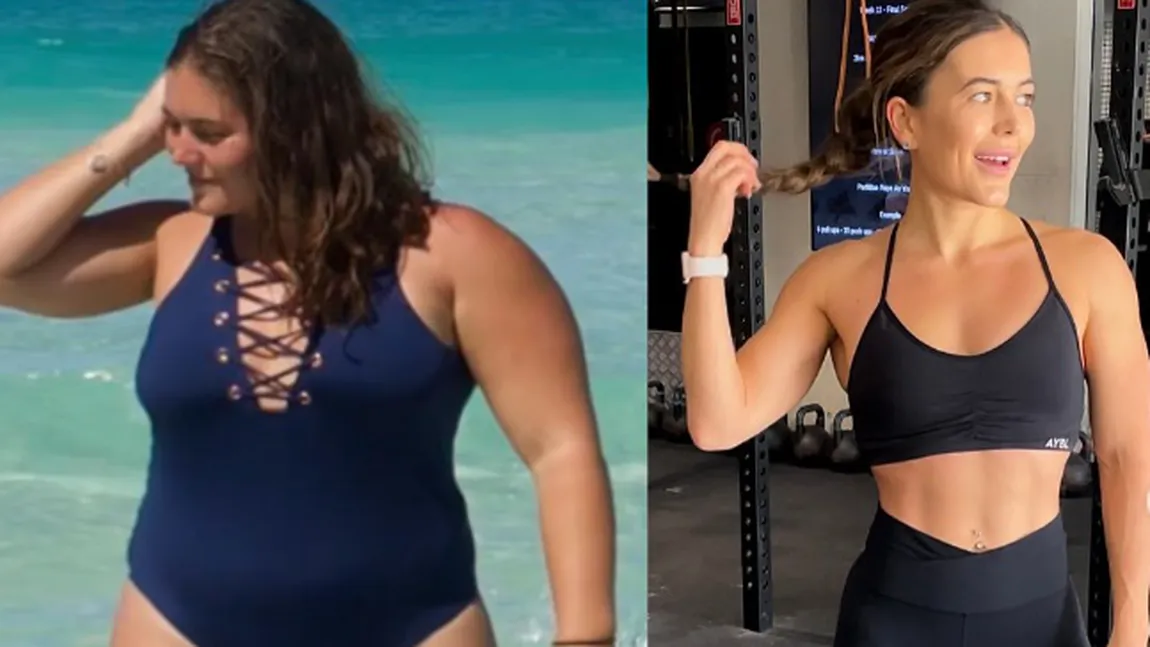 O tânără a slăbit 20 de kilograme fără a renunța la preparatele preferate. Ce este principiul 80/20, care a făcut-o să arate ca un model