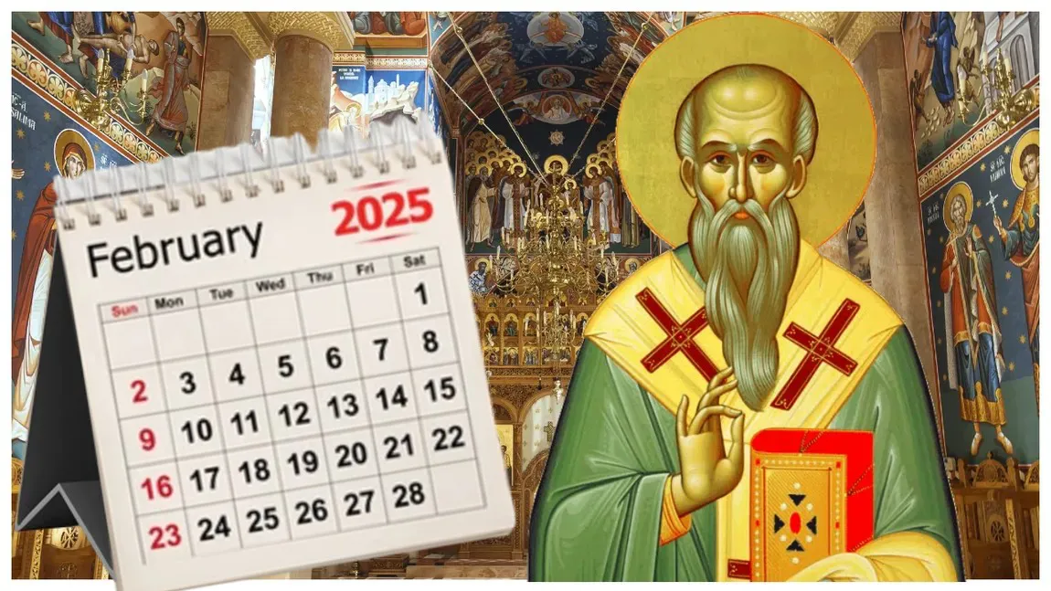Calendar ortodox 23 februarie 2025. Sfântul născut în temniţă, ocrotitorul tuturor bolnavilor şi al celor infirmi. Lăsata secului pentru Postul Paştelui