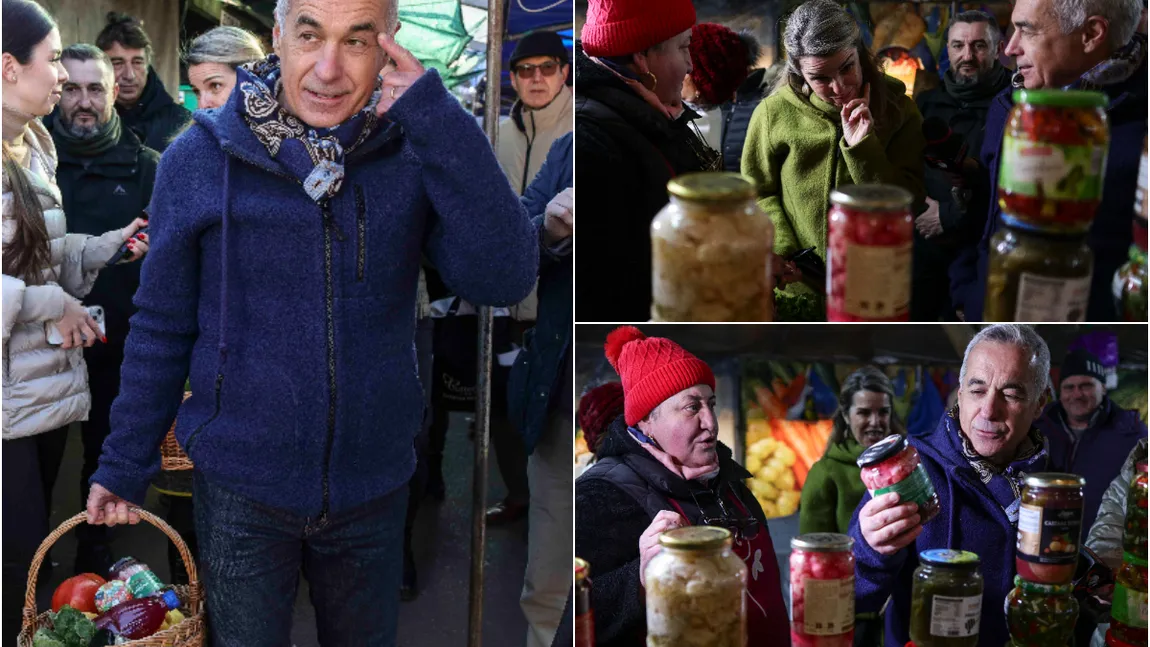 Călin Georgescu și soția Cristela le-au făcut vânzare masivă producătorilor români în ziua boicotării supermarketurilor. Printre produsele cumpărate: pătrunjel cu frunza mică, ceapă albă și roșie, murături