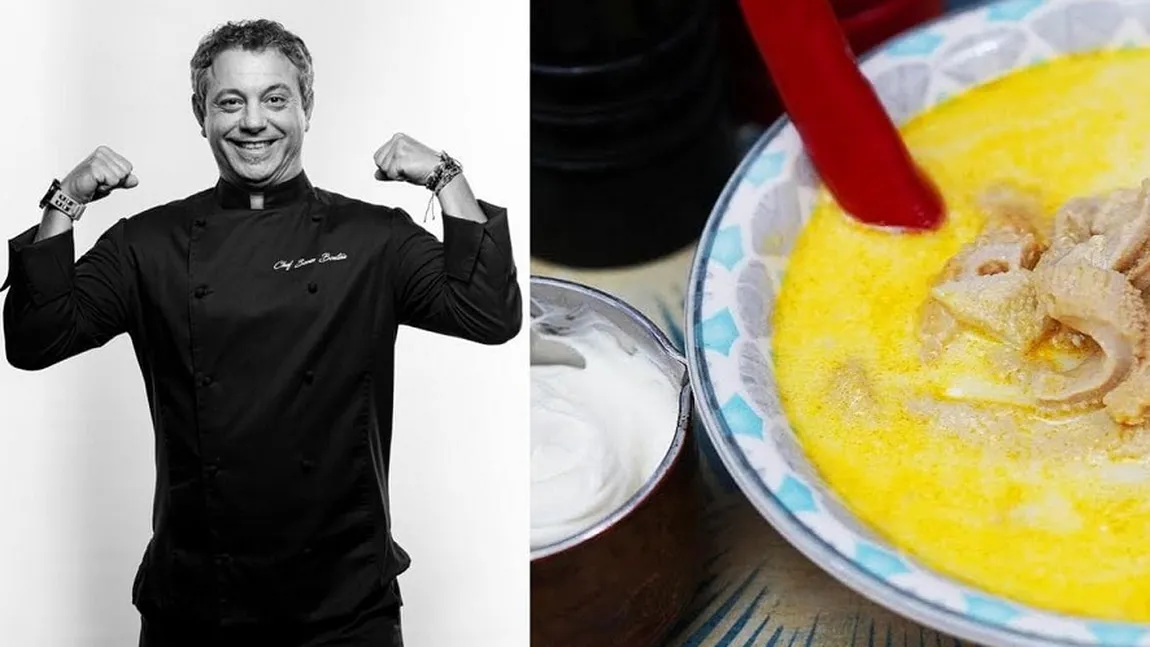 Chef Sorin Bontea, rețetă de ciorbă de burtă: „Mie îmi place cu mai multă smântână.”