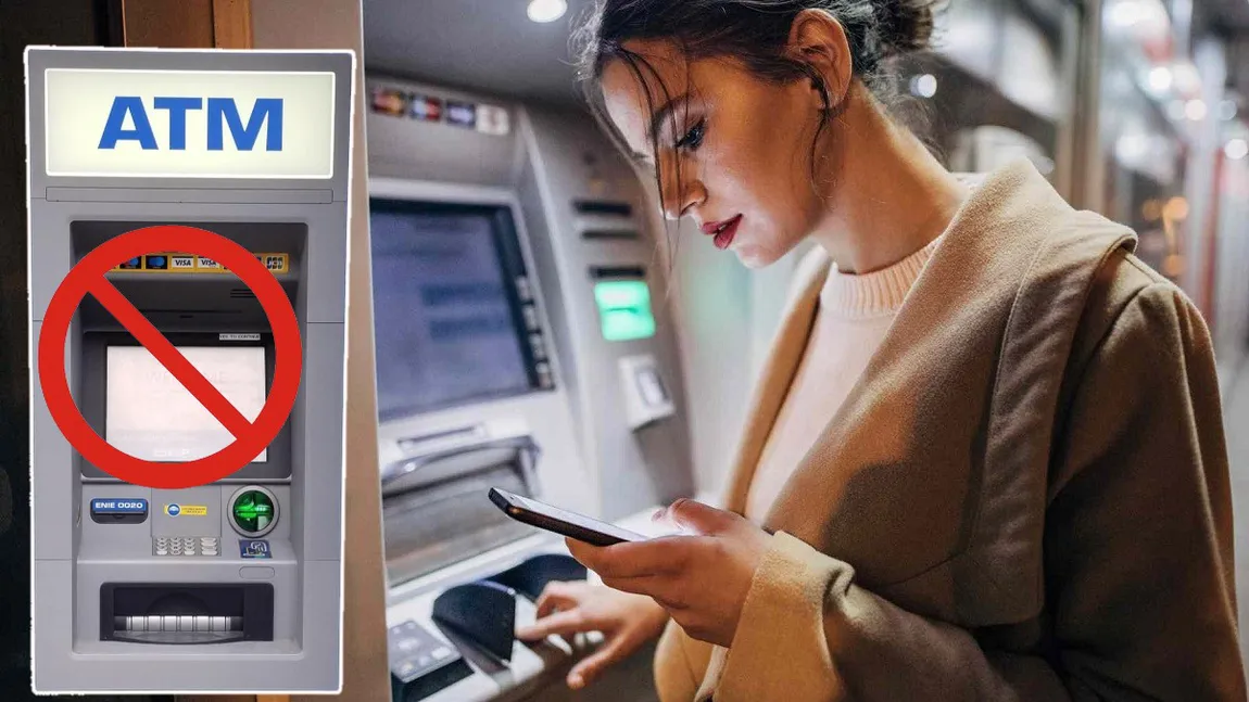 Numărul bancomatelor, redus drastic! Băncile care au eliminat ATM-uri pe bandă rulantă. Anunț pentru persoanele care folosesc numerar
