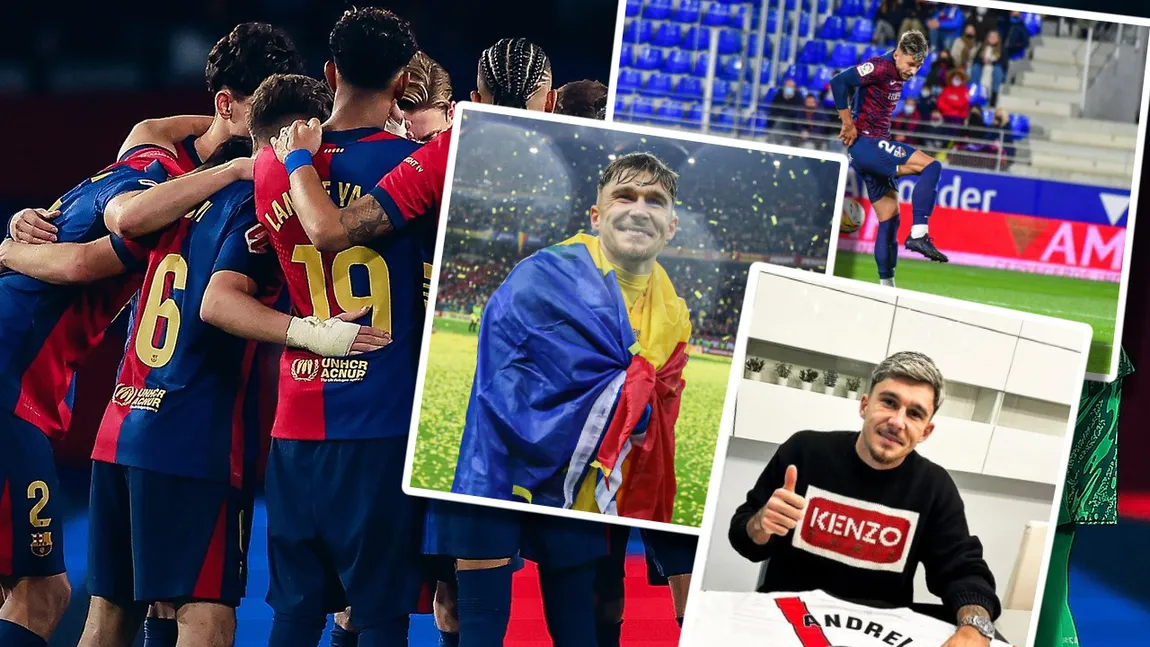 Bombă pe piața transferurilor! Rayo Vallecano s-a înțeles cu Barcelona pentru transferul lui Andrei Rațiu