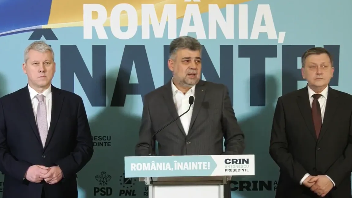 Crin Antonescu, conferinţă alături de liderii Coaliţiei: 