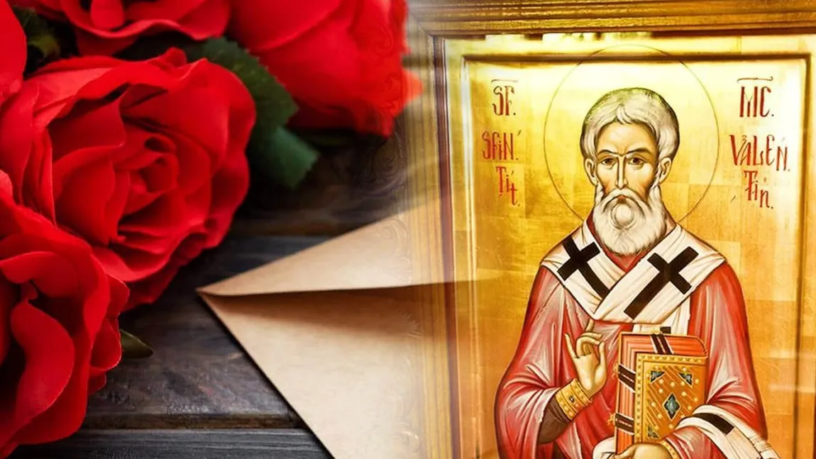 Sfântul Valentin 2025. Cine a fost Sfântul Valentin al ortodoxiei. A fost făcător de minuni, dar nu în dragoste