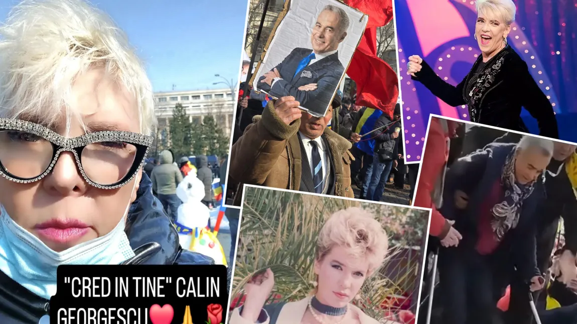 Val de reacții virulente la adresa artistei Silvia Dumitrescu după ce a participat la protestul de susținere a lui Călin Georgescu: 