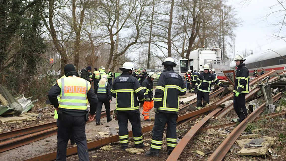 Un român, autorul accidentului grav din Hamburg. Un om a murit şi 25 sunt răniţi